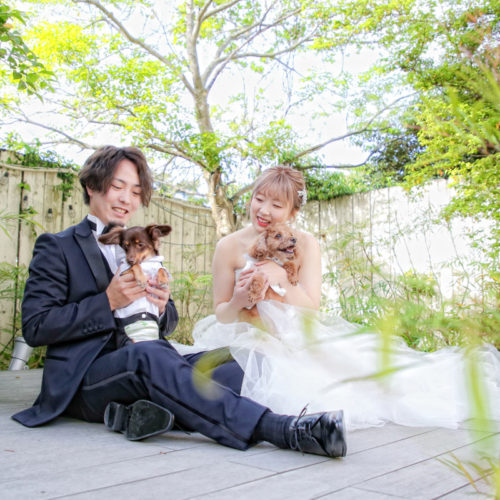 With dog Wedding　～antique & flower～  SEIJI&AKANE